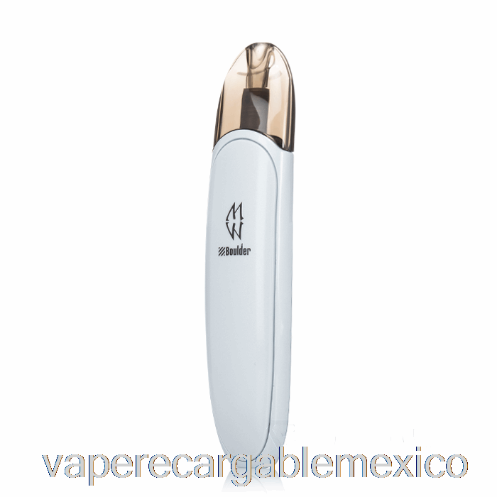 Vape Recargable Boulder Twilight Pod System Blanco